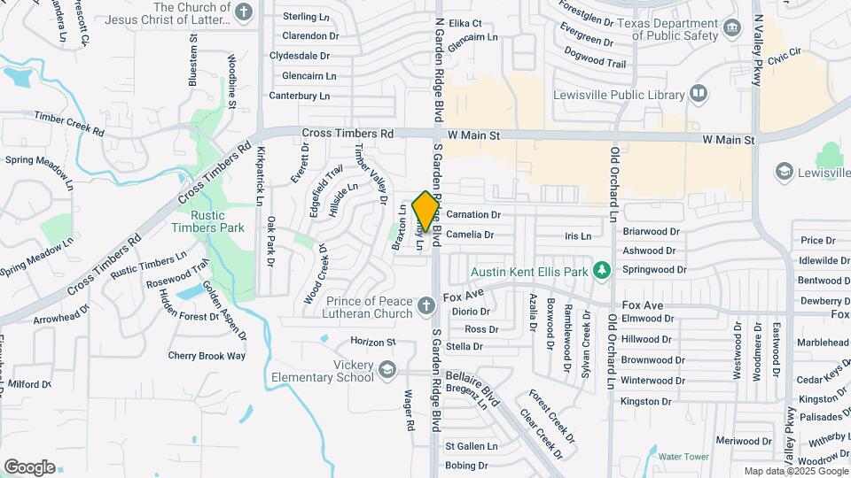 3816 Granby Ln Map and Location Details
