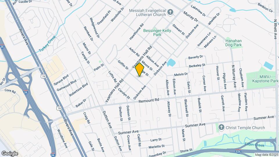 5814 Robinson St Map and Location Details