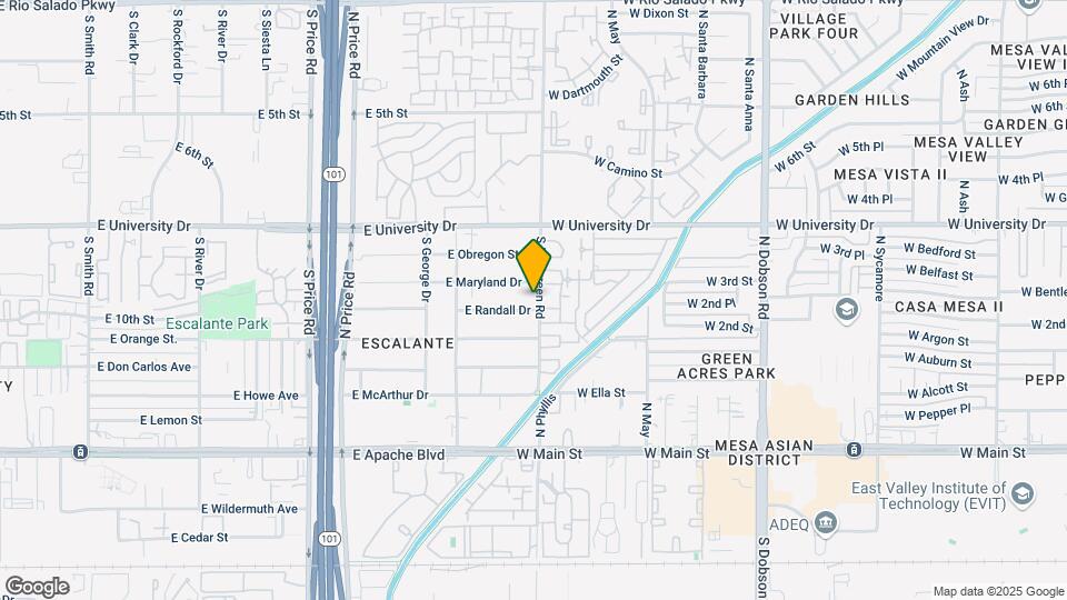 2534 E Randall Dr Map and Location Details
