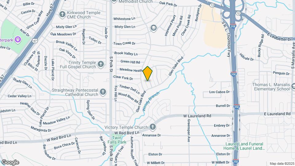 5515 Longleaf Ln Map and Location Details