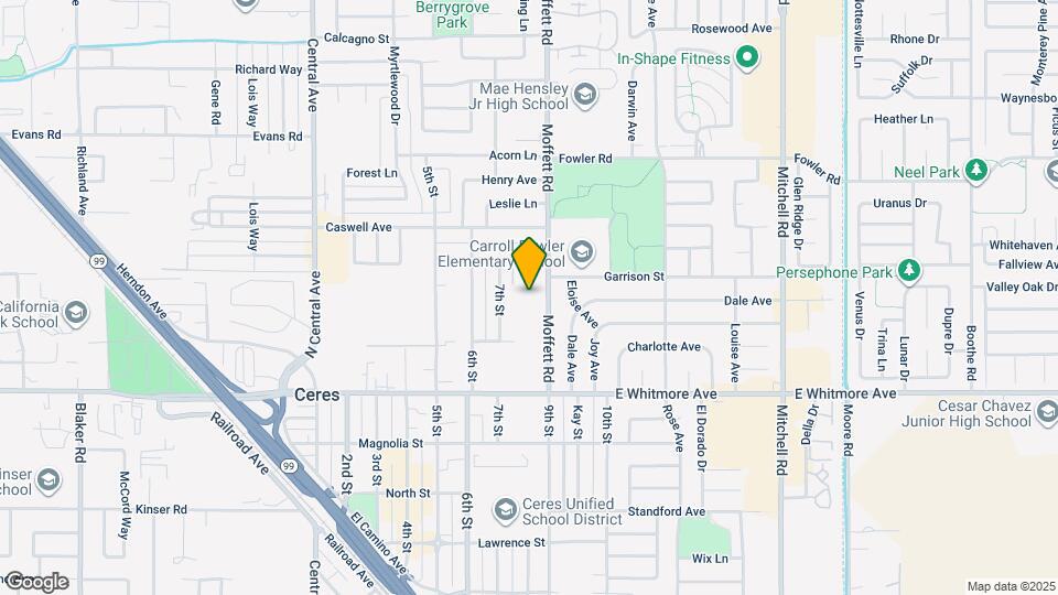 2125 Moffett Rd, Unit 1 Map and Location Details