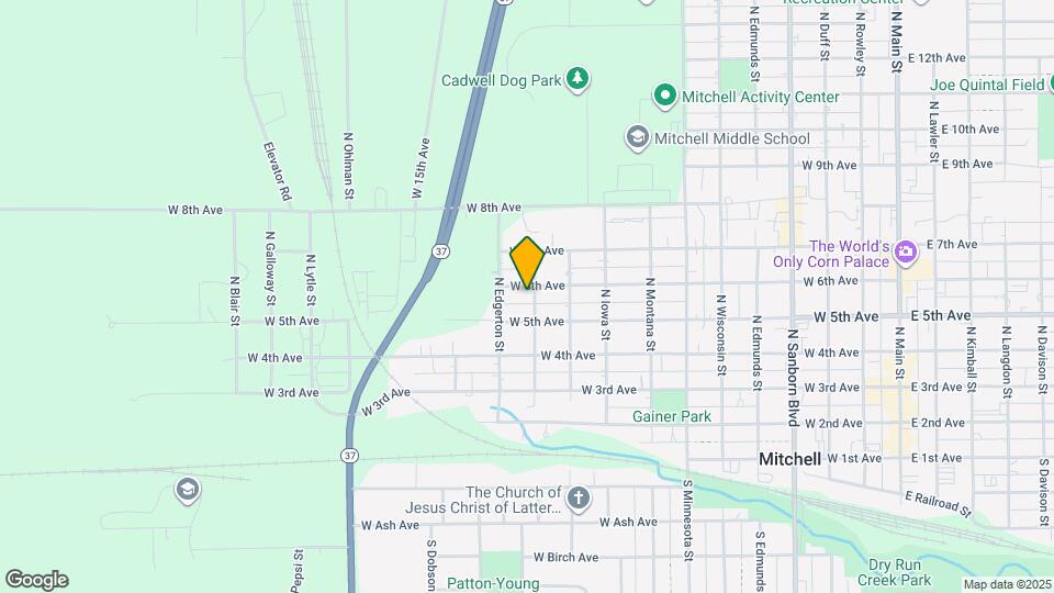 1101 W 6th Ave Map and Location Details