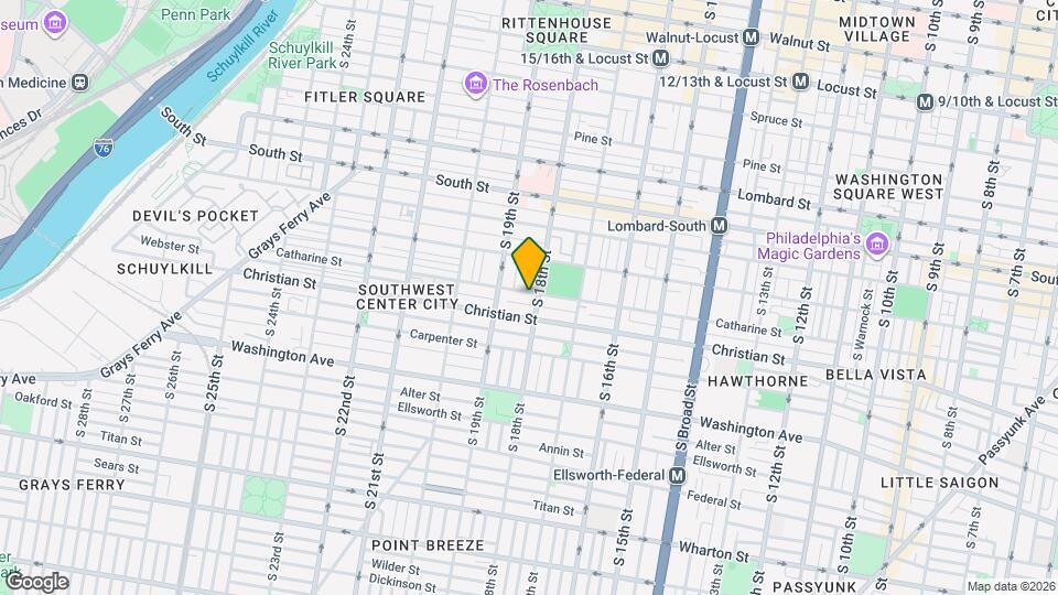 2332 Catharine St Map and Location Details