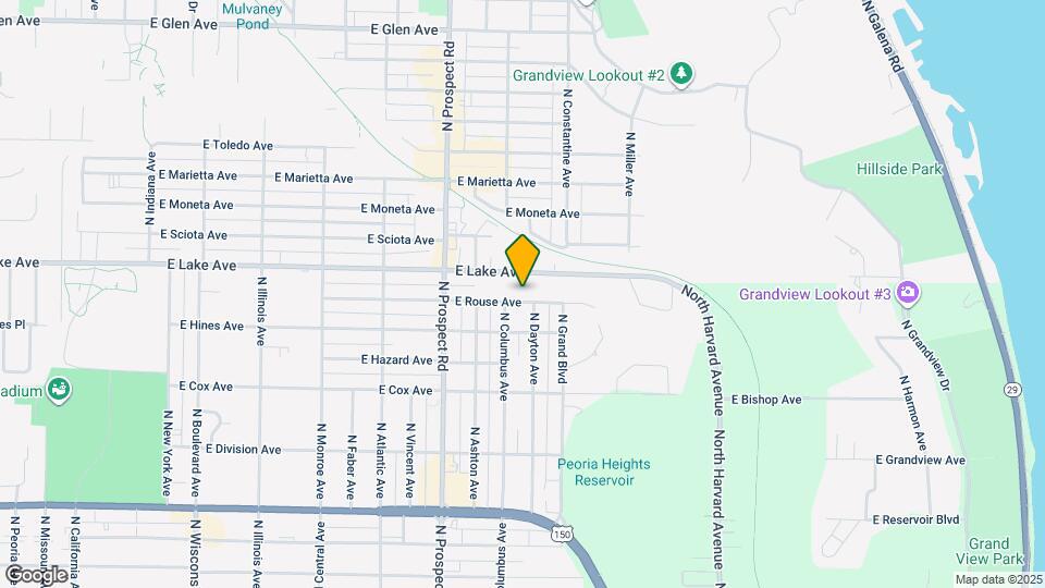 1431 E Rouse Ave Map and Location Details