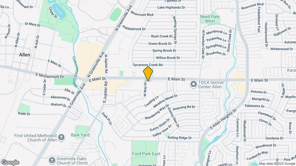 105 W Way Dr Map and Location Details