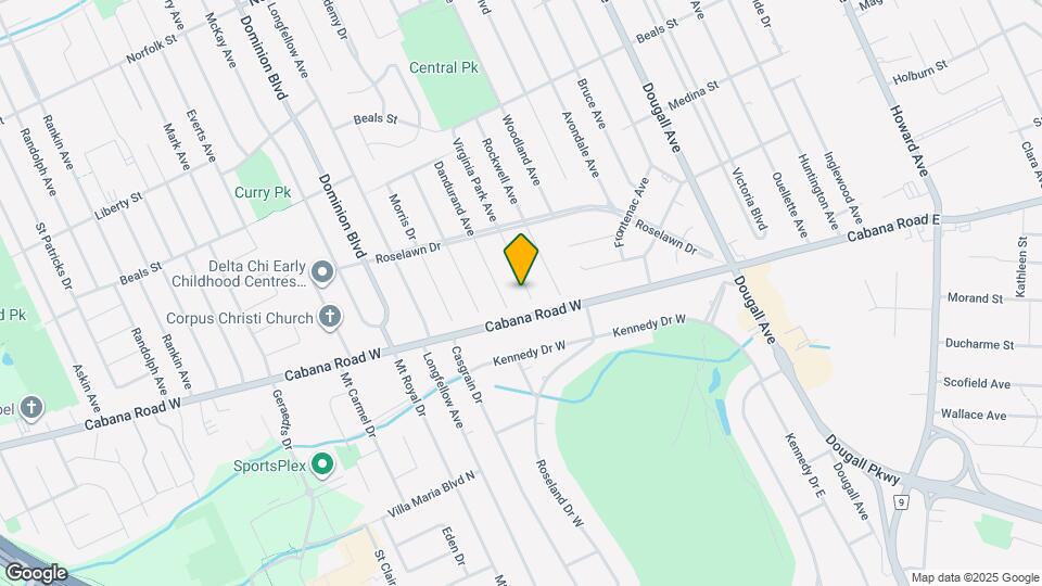 3775 Virginia Park Ave Map and Location Details