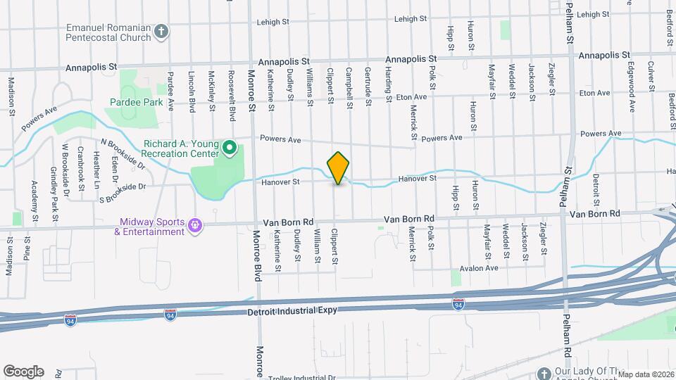 5627 Clippert St Map and Location Details
