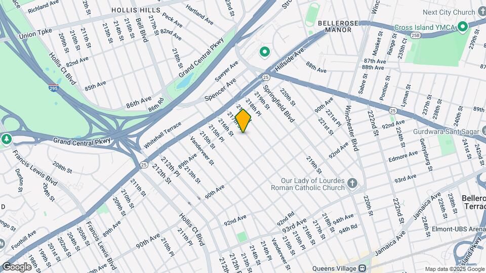 89-40 217th St Map and Location Details