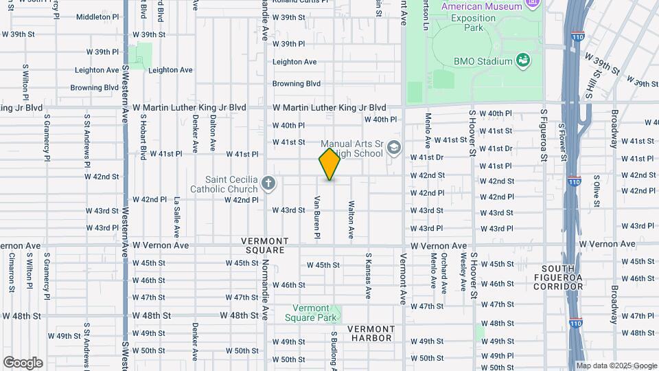 4215-4217 S Budlong Ave Map and Location Details