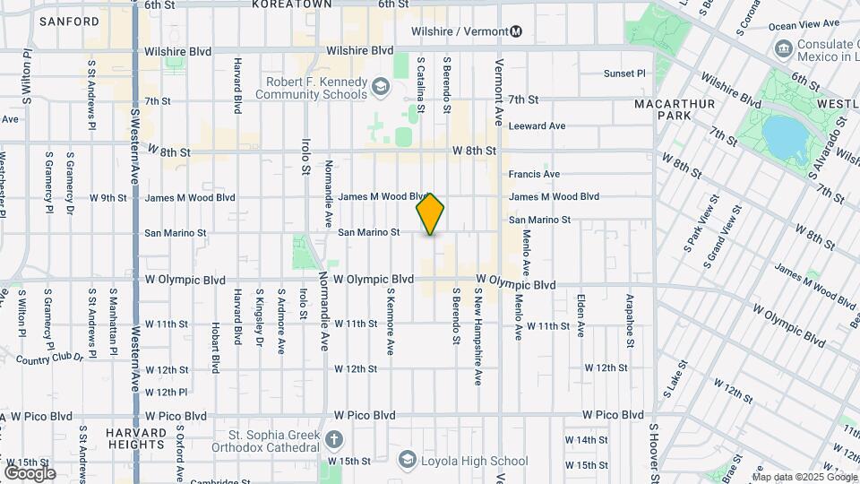 951 S Catalina St Map and Location Details