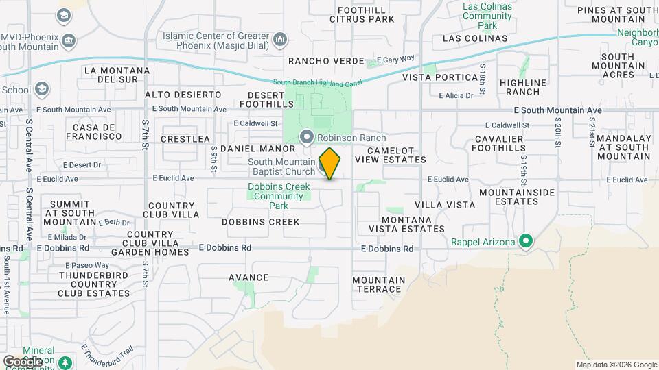 1330 E Pedro Rd Map and Location Details