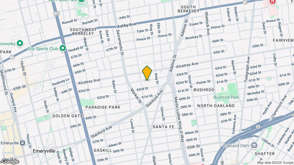 1614 63rd St Map and Location Details