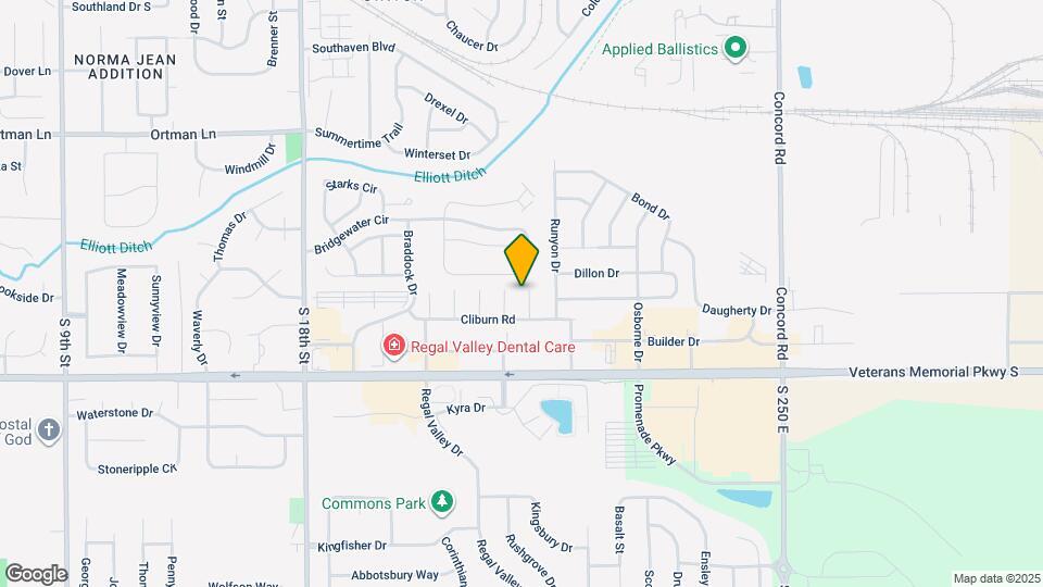 2212 Cliburn Rd Map and Location Details