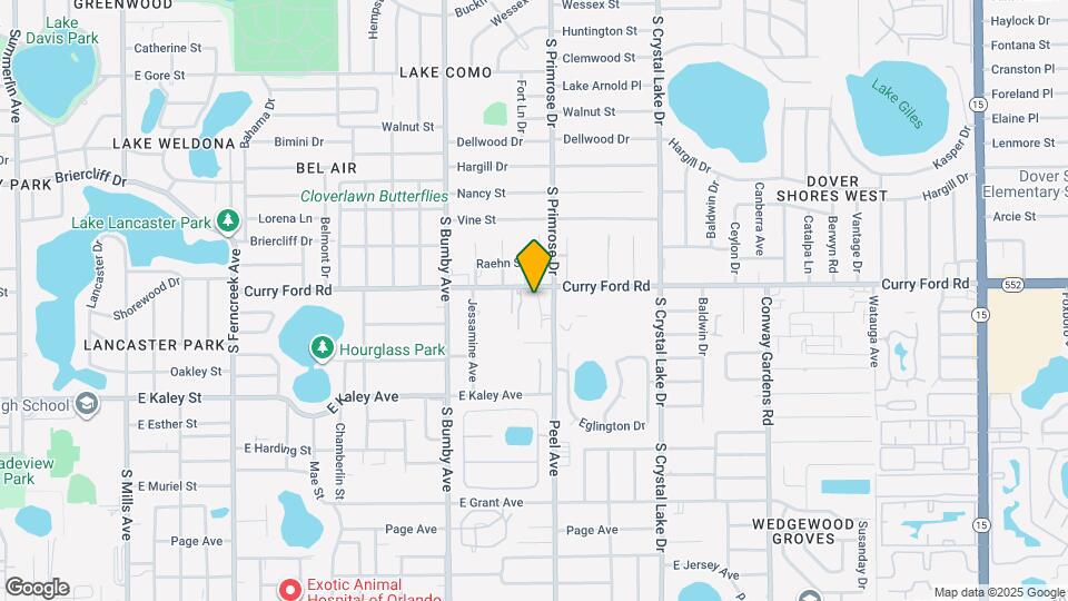 2784 Curry Ford Rd Map and Location Details