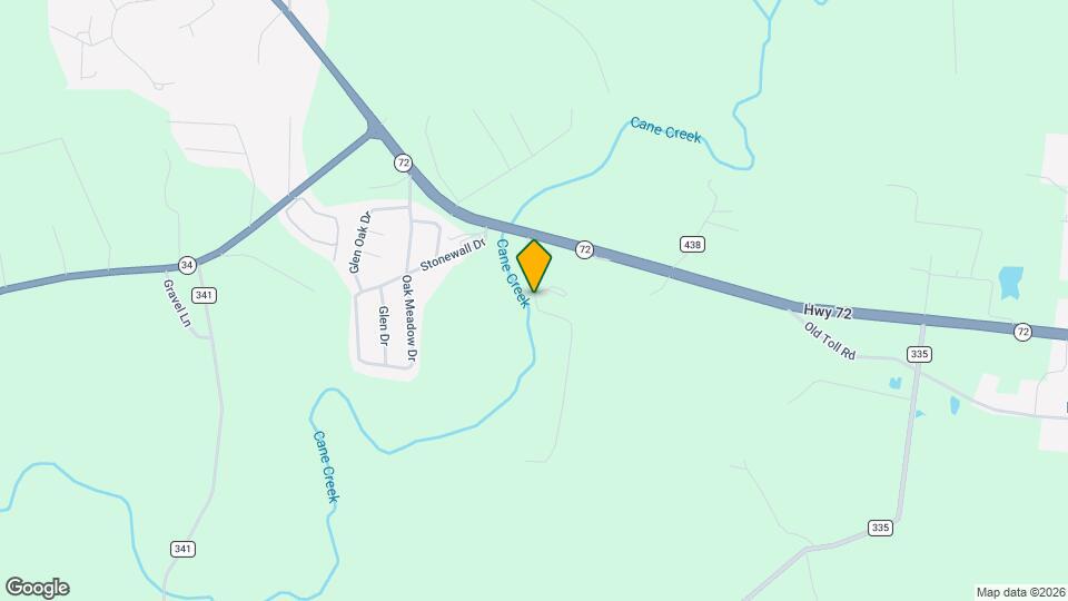 192 Cane Creek Ln Map and Location Details