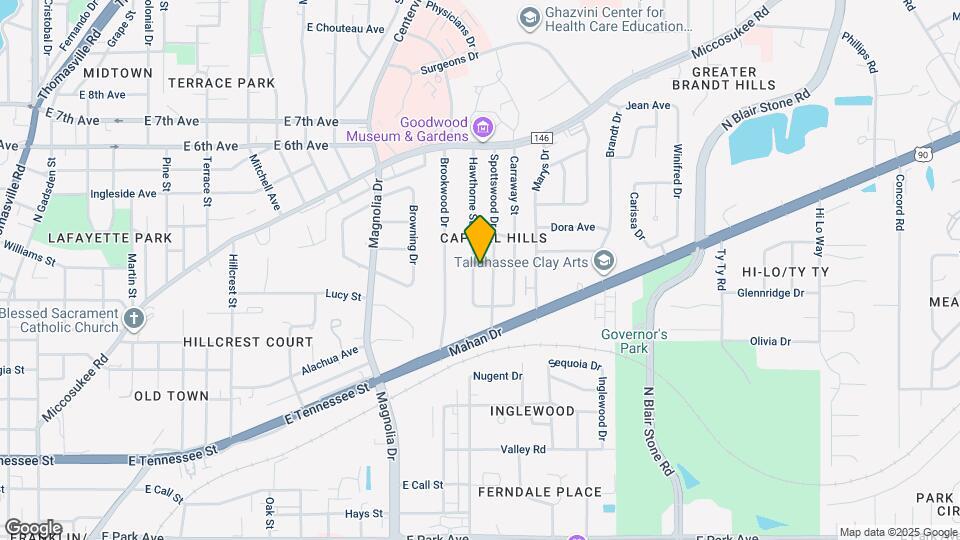 925 Hawthorne St Map and Location Details