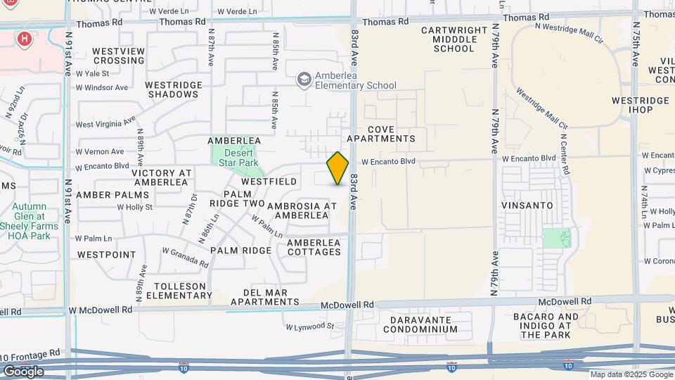 8319 W Alvarado St Map and Location Details