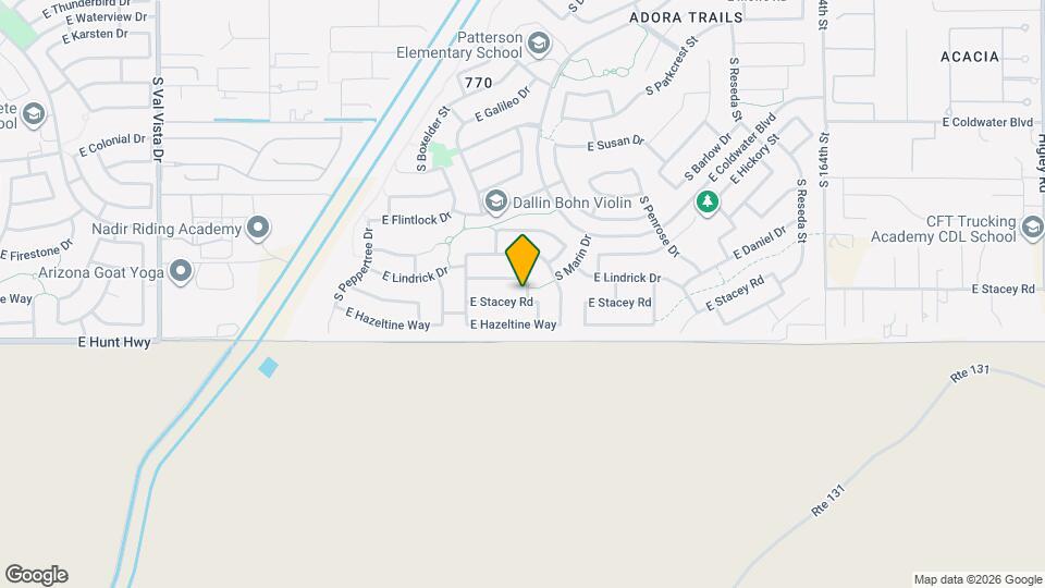 2228 E Stacey Rd Map and Location Details