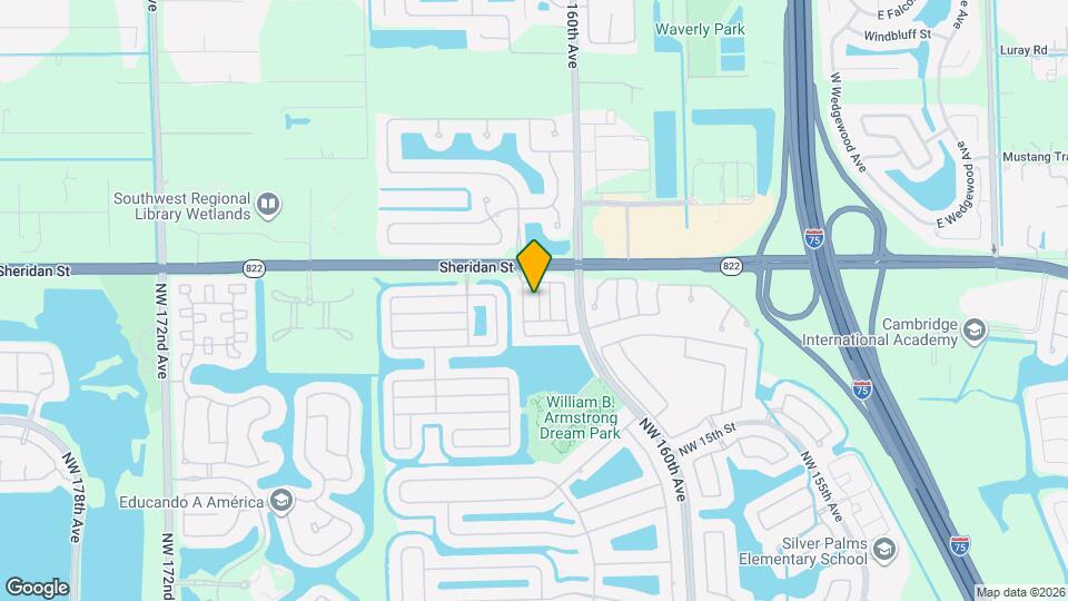 2302 NW 161st Terrace Map and Location Details