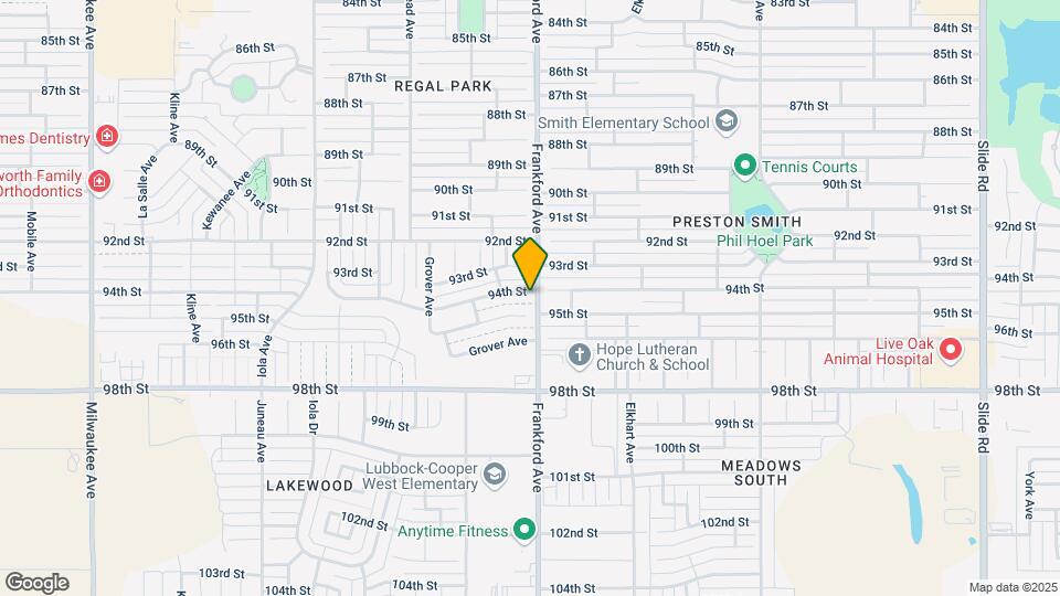 5801 94th St Map and Location Details