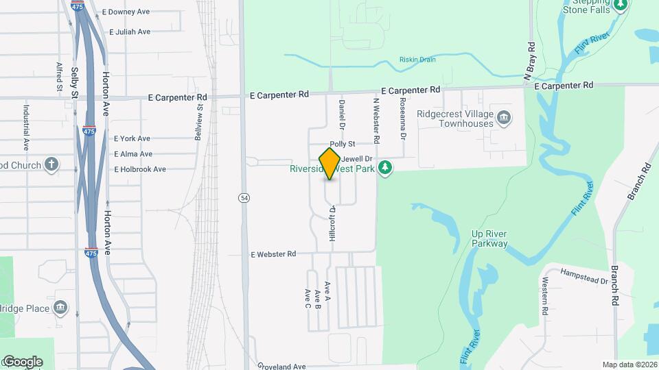 6614 Elmridge Dr Map and Location Details