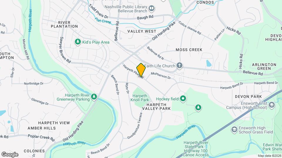 737 Harpeth Pky W Mapa y Detalles de la Ubicación