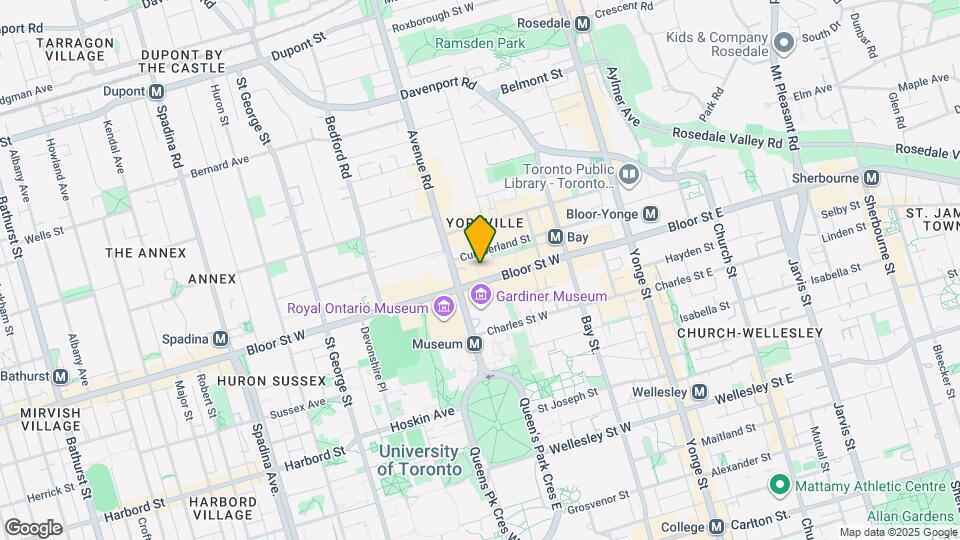 146 Bloor St W Map and Location Details