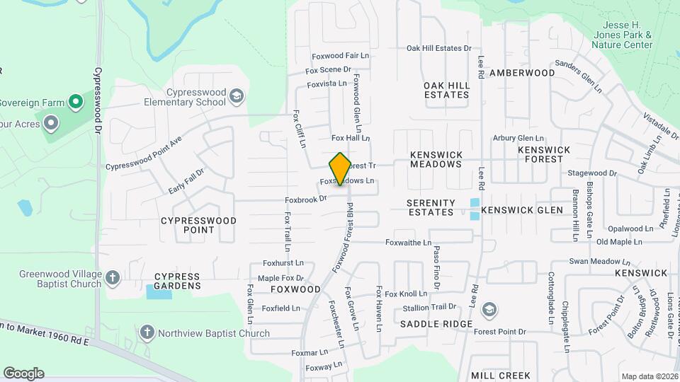 7239 Foxbrook Dr Mapa y Detalles de la Ubicación
