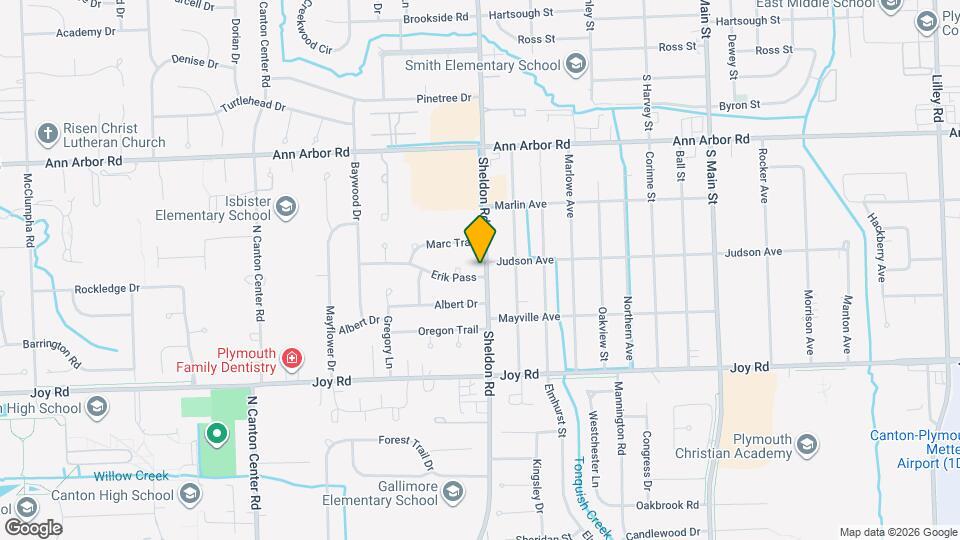 9187 Sheldon Rd Mapa y Detalles de la Ubicación