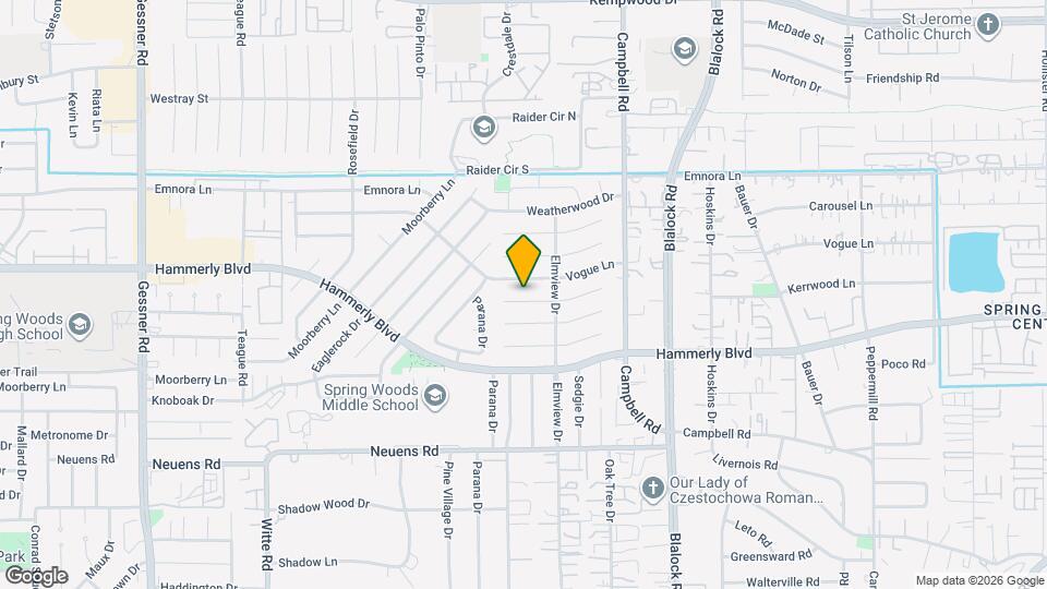 9622 Vilven Ln Map and Location Details