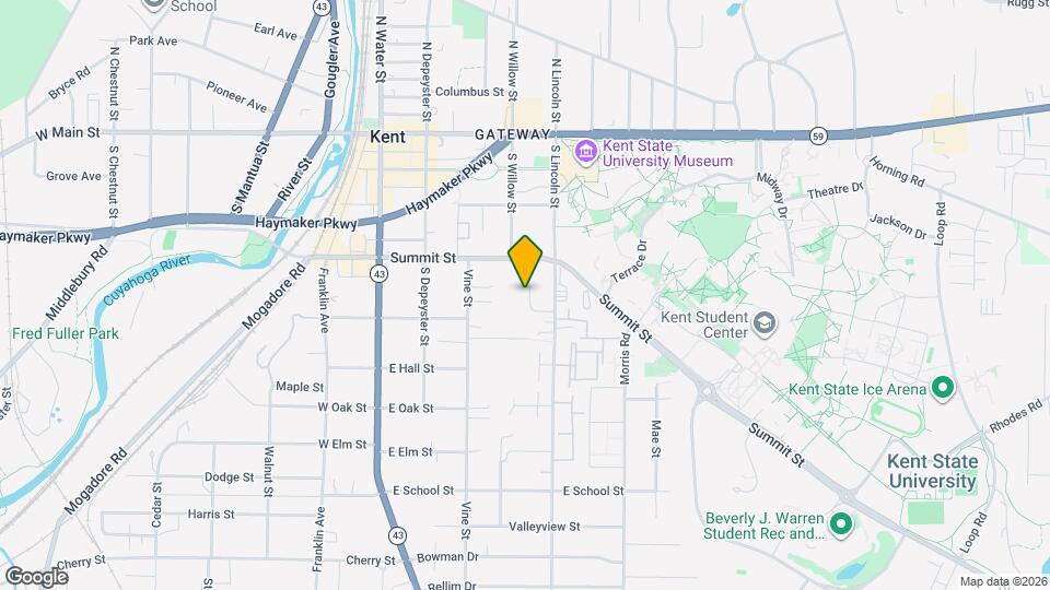 414 E Summit St Mapa y Detalles de la Ubicación