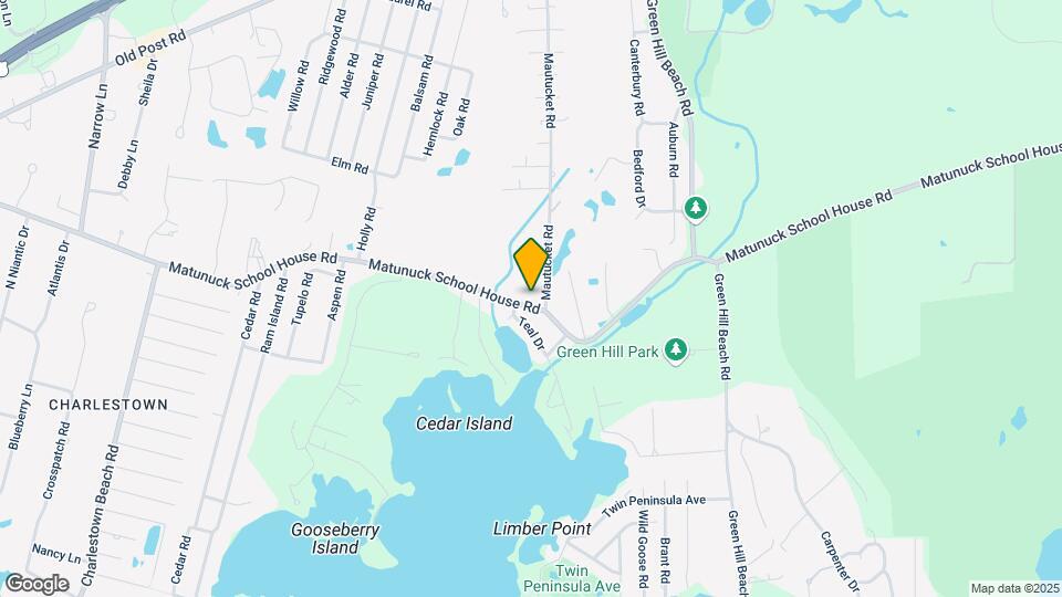1801 Matunuck Schoolhouse Rd Mapa y Detalles de la Ubicación