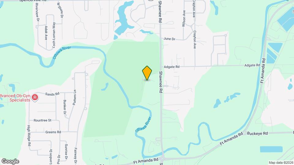 1750 Shawnee Rd, Unit #4 Map and Location Details