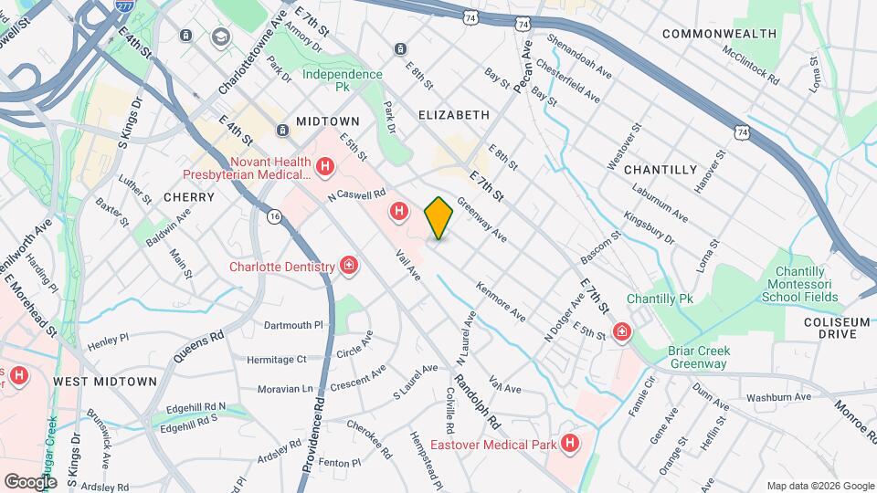 2109 Kenmore Ave Map and Location Details