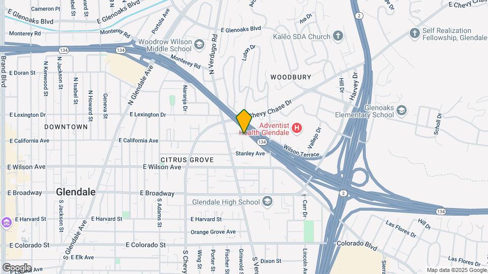 1434 E California Ave Map and Location Details