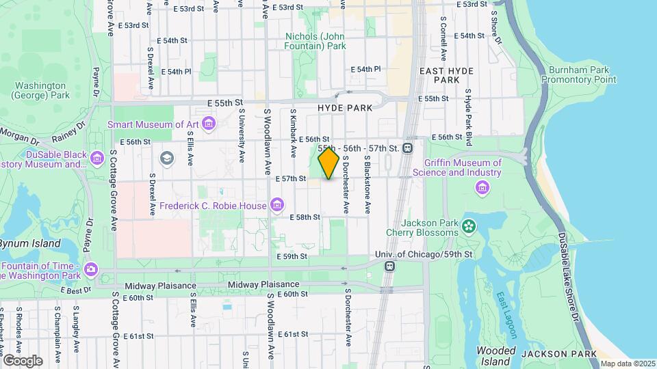 1359 E 57th St Map and Location Details