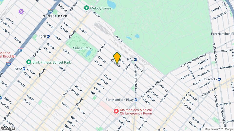 838 41st St Map and Location Details