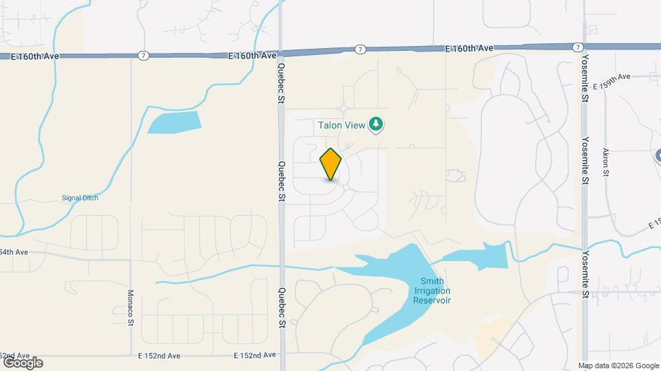 7494 E 157th Ave Map and Location Details