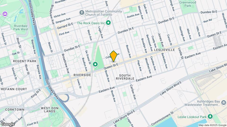 922-922 Queen St E Map and Location Details