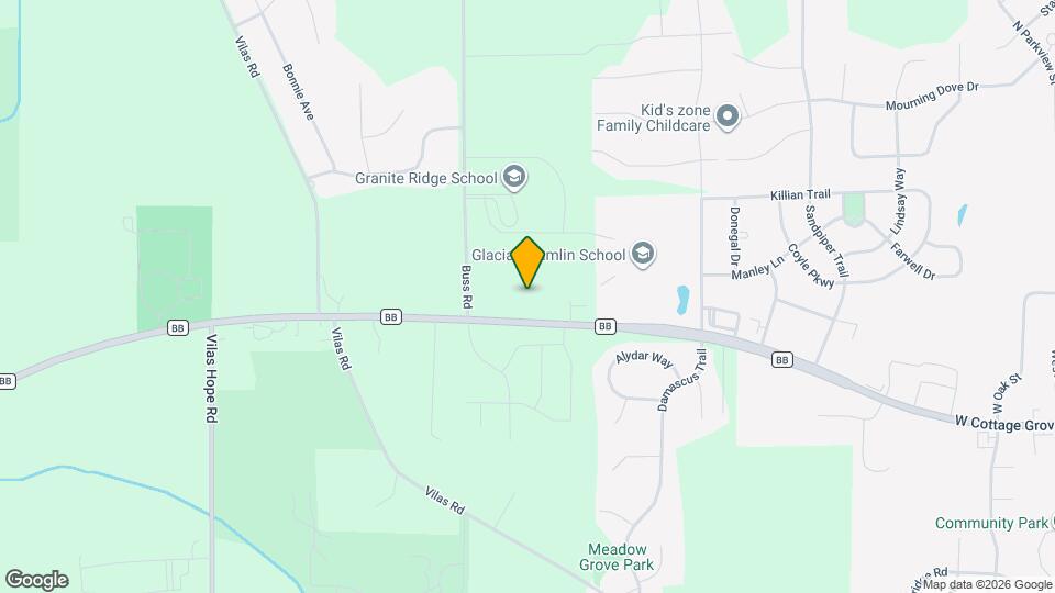 Heyday Cottage Grove Map and Location Details