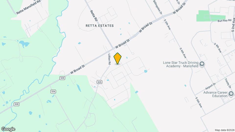 1106 Silver Oak Dr Map and Location Details