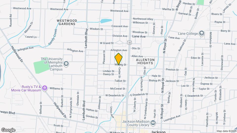 239 Cedar St Map and Location Details