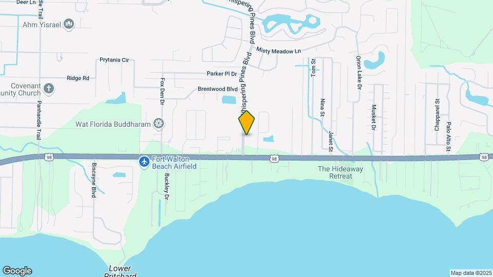 2136 Whispering Pines Blvd Map and Location Details