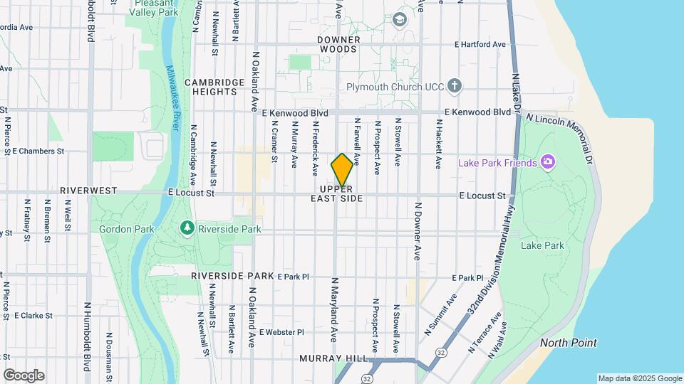 2204 E Locust St Map and Location Details