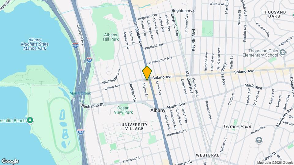 909 Adams St Map and Location Details