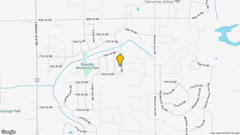 7535 Lannon Ave NE Mapa y Detalles de la Ubicación