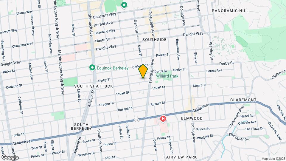 2339 Ward St Map and Location Details