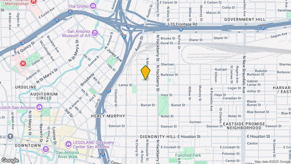 911 N Mesquite St Map and Location Details