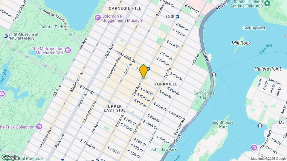 1624 Second Ave Mapa y Detalles de la Ubicación