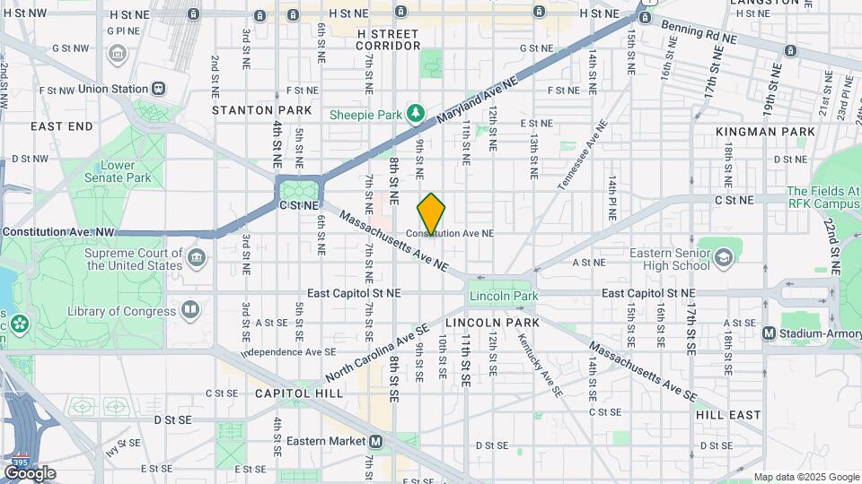 917 Constitution Ave NE, Unit 1 Mapa y Detalles de la Ubicación